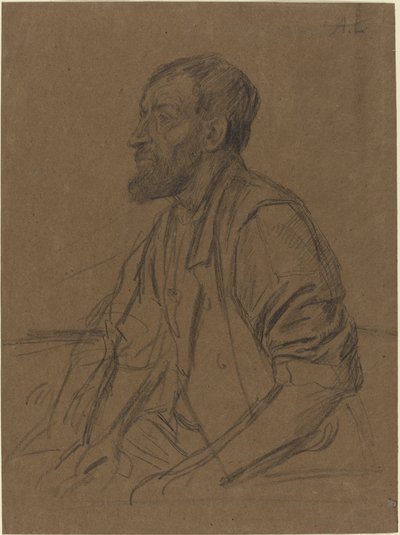 Studium dělníka od Alphonse Legros