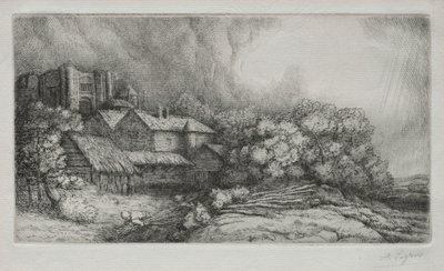 The Abbey Farm od Alphonse Legros
