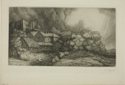 The Abbey Farm od Alphonse Legros