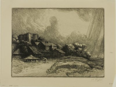 The Abbey Farm od Alphonse Legros