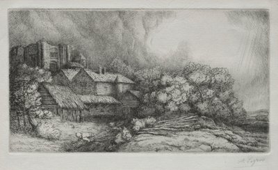 The Abbey Farm The Abbey Farm. od Alphonse Legros