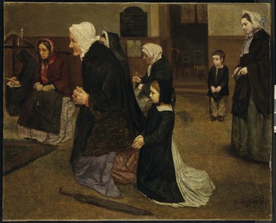 The Angelus, 1859 od Alphonse Legros