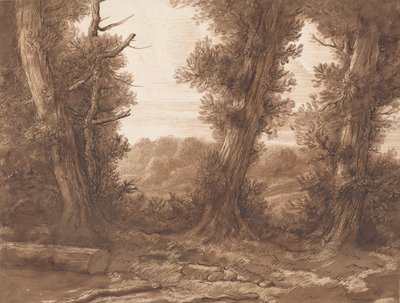 Velké stromy. od Alphonse Legros