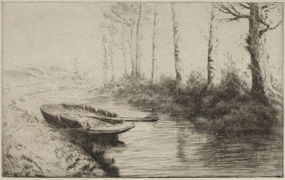 Kanál, ráno. od Alphonse Legros