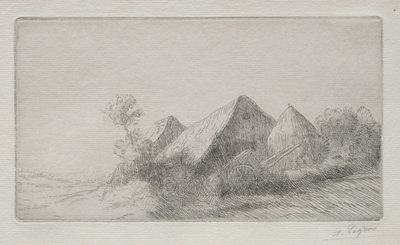 Přístřešek na vozíky. od Alphonse Legros