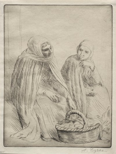 Obchodníci s vejci (1. talíř) od Alphonse Legros