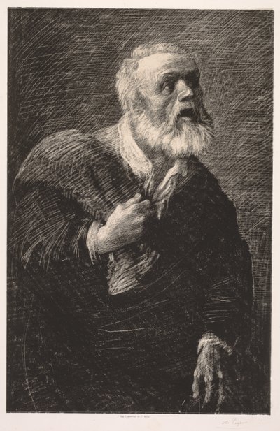 Noční křik od Alphonse Legros