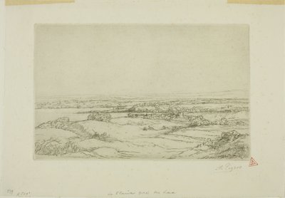 Rovina u jezera od Alphonse Legros