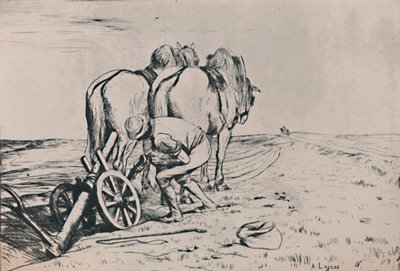 Pluh, polovina konce 19. století, 1946 od Alphonse Legros
