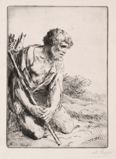 Marnotratný syn 3. deska. od Alphonse Legros