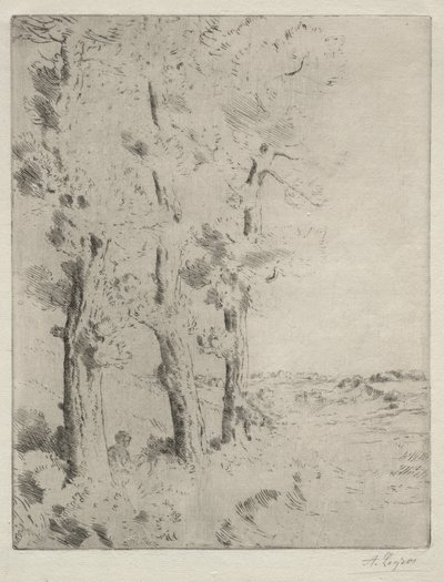Čtenář: Přednáška pod stromy od Alphonse Legros