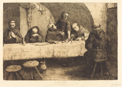 Refektář Le refectoire. od Alphonse Legros