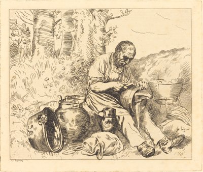 Tinker Le retameur. od Alphonse Legros