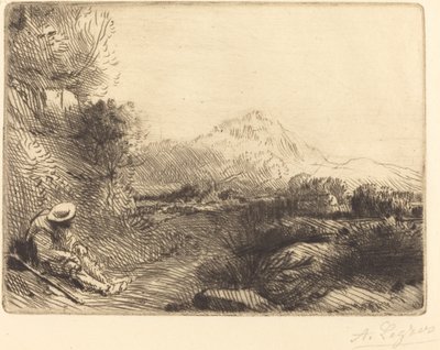 Cestovatel odpočívá Cestovatelův odpočinek. od Alphonse Legros