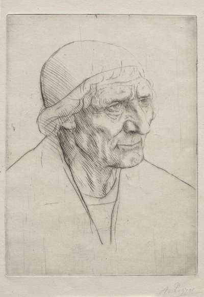 Hlava požehnání. od Alphonse Legros