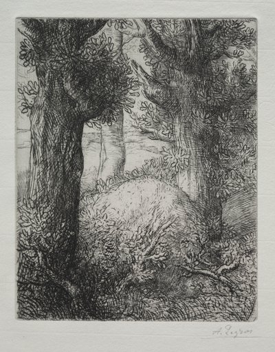 Galské pohřební mohyly od Alphonse Legros