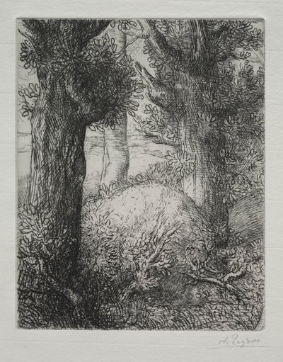 Galské pohřební mohyly. od Alphonse Legros