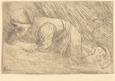 Sběrač větviček Le fagotier. od Alphonse Legros