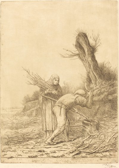 Twig-makers Twigmakers. od Alphonse Legros