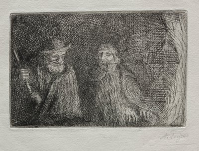 Dva pastýři od Alphonse Legros