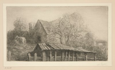 Starý hostinec od Alphonse Legros