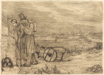 Vagabonds z Montrouge od Alphonse Legros