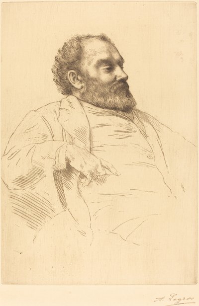 Val Prinsep, R.A. od Alphonse Legros