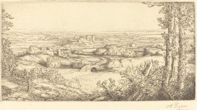 Údolí v Burgundsku Údolí v Burgundsku. od Alphonse Legros