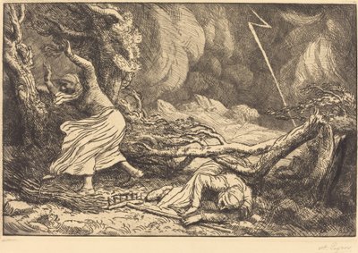 Oběti blesku Oběti blesku. od Alphonse Legros