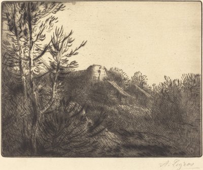 Pohled na farmu Valoux Farm. od Alphonse Legros