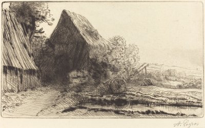 Kolářův domov od Alphonse Legros