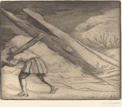 Zima, 1. deska od Alphonse Legros