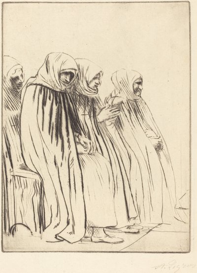 Ženy z Bruselu Ženy z Brugg. od Alphonse Legros
