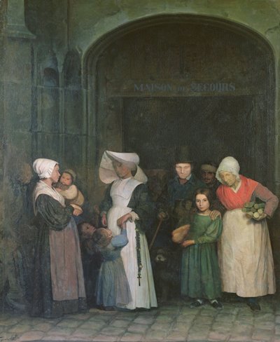 The House of Refuge, c.1840 od Alphonse Louis Pierre Trimolet