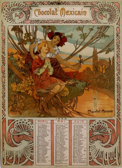Závěsný od Alphonse Mucha