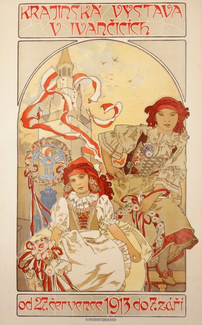 Zemská výstava V Ivancicích, 1913 od Alphonse Mucha