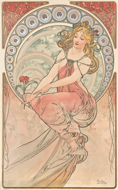 Malba, 1898 od Alphonse Mucha