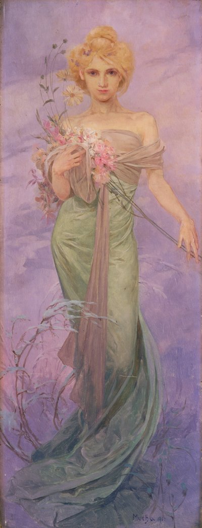 Jaro od Alphonse Mucha