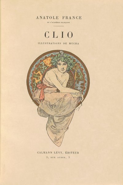 Clio od Alphonse Marie Mucha and Anatole France