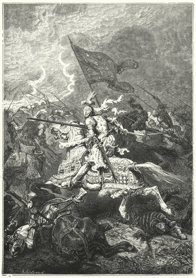 Bitva o Fornovo, Itálie od Alphonse Marie de (after) Neuville
