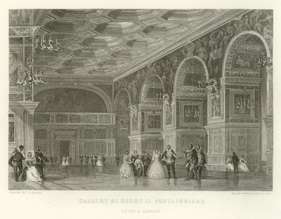 Galerie Jindřicha II., Fontainebleau od Alphonse Marie de Neuville