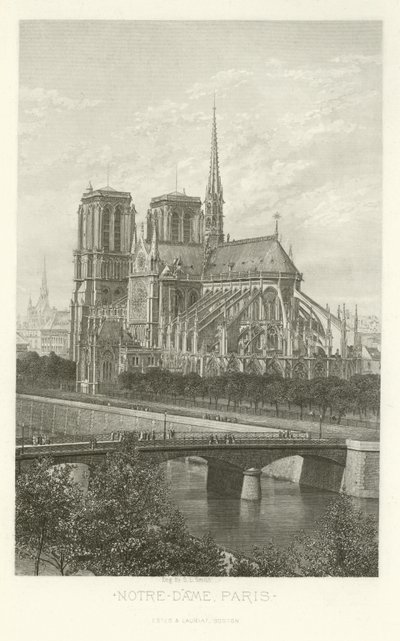 Notre-Dame, Paříž od Alphonse Marie de Neuville