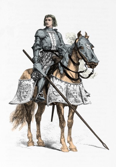 Portrét rytíře Bayarda (Rytina) od Alphonse Marie de Neuville