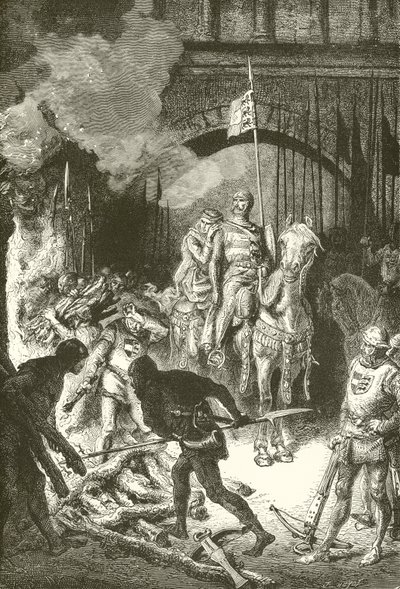Cid nařizující popravu Ahmeda od Alphonse Marie de Neuville