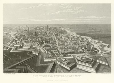 Město a pevnost Lille od Alphonse Marie de Neuville