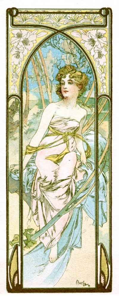 "Brightness of Day", 1899 od Alphonse Mucha