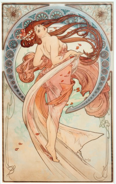 Tanec od Alphonse Mucha