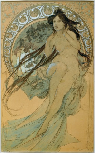 Hudba od Alphonse Mucha