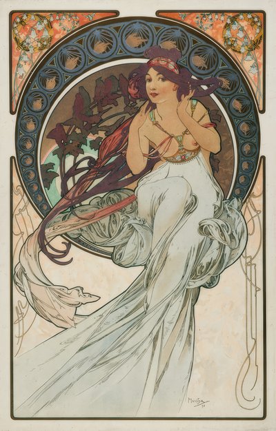 Hudba od Alphonse Mucha