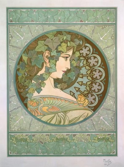 břečťan od Alphonse Mucha